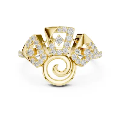 Zella Round Diamond Band