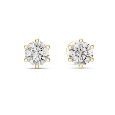 Penny Round Stud Earrings